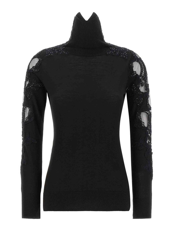 ERMANNO SCERVINO: タートルネック - タートルネック/ポロネック - 黒