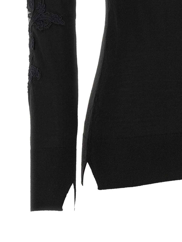 タートルネック/ポロネック - 黒 shop online: ERMANNO SCERVINO