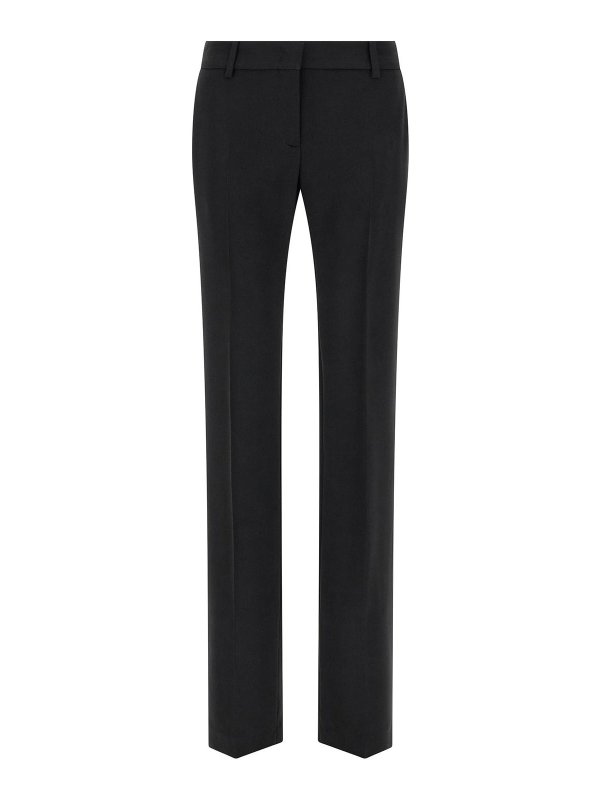 ERMANNO SCERVINO: テーラードトラウザー - テーラードパンツ - 黒