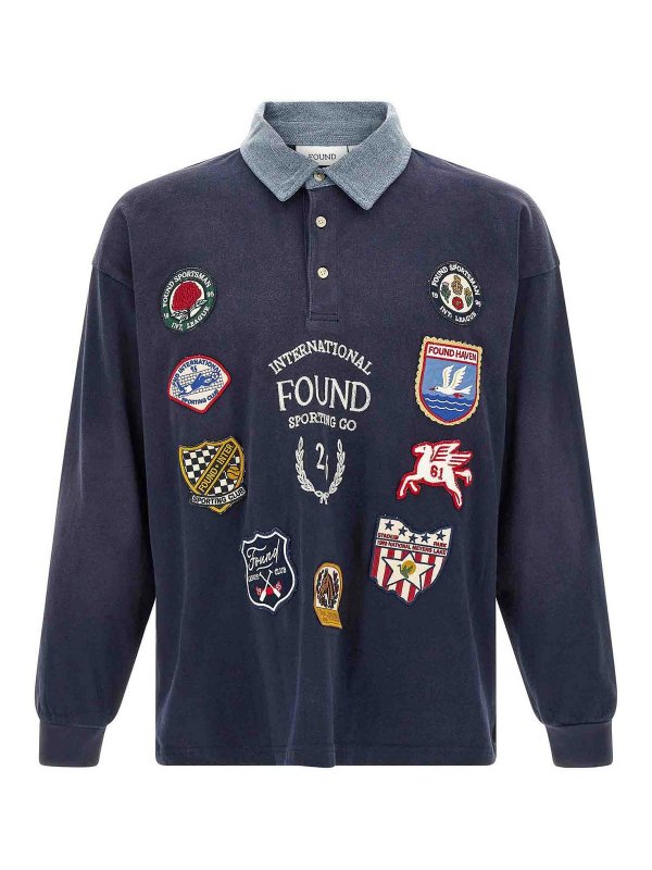 FOUND: Polos  - Polo - Bleu
