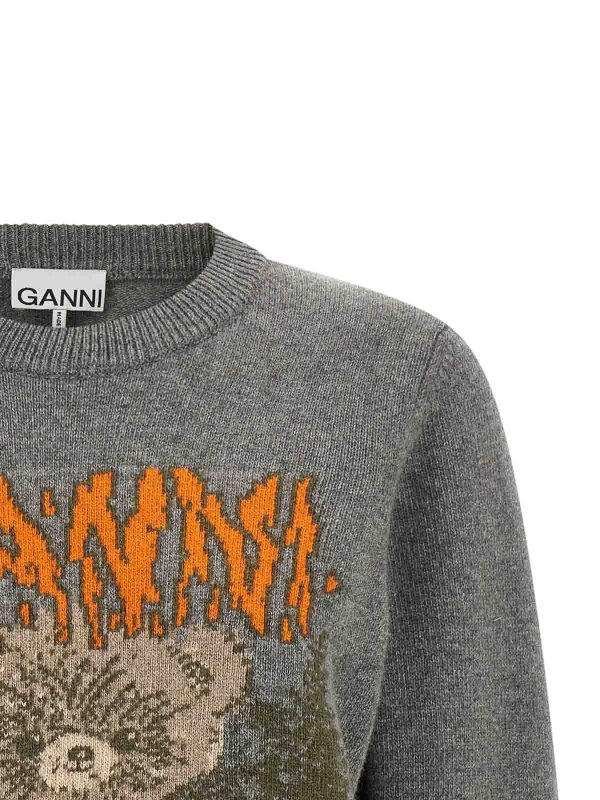 The Best Shops GANNI: クルーネック - クルーネック - グレー