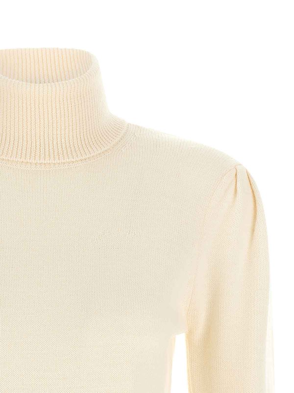 The Best Shops GANNI: Rollkragenpullover  und Polo-Ausschnitt - Rollkragenpullover - Weiß