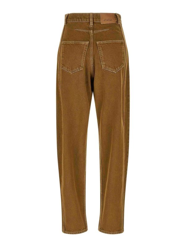 ISABEL MARANT: ストレートジーンズ online - ストレートジーンズ - ブラウン