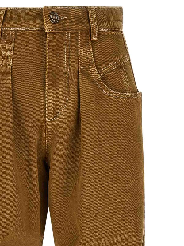 The Best Shops ISABEL MARANT: ストレートジーンズ - ストレートジーンズ - ブラウン