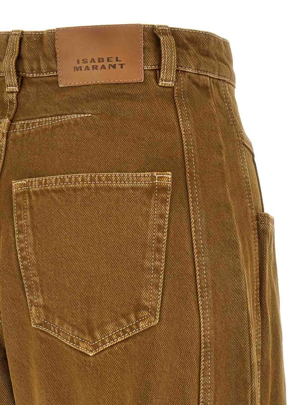 ストレートジーンズ - ブラウン shop online: ISABEL MARANT