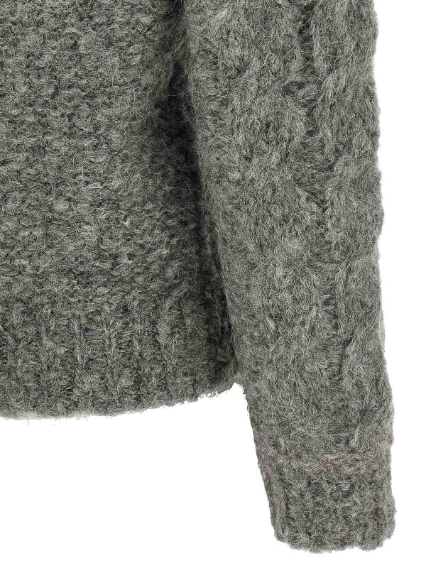 Rundhalspullover - Grau shop online: ISABEL MARANT