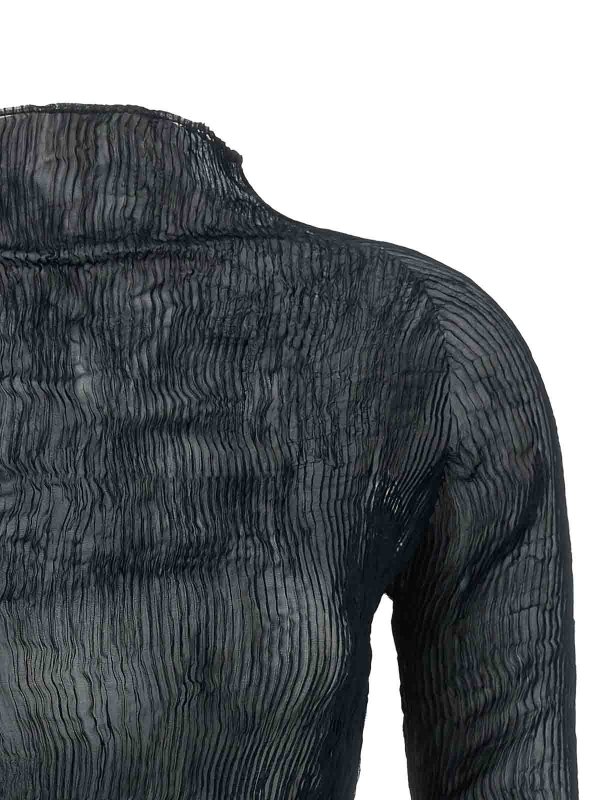 The Best Shops ISSEY MIYAKE: クルーネック - クルーネック - 黒