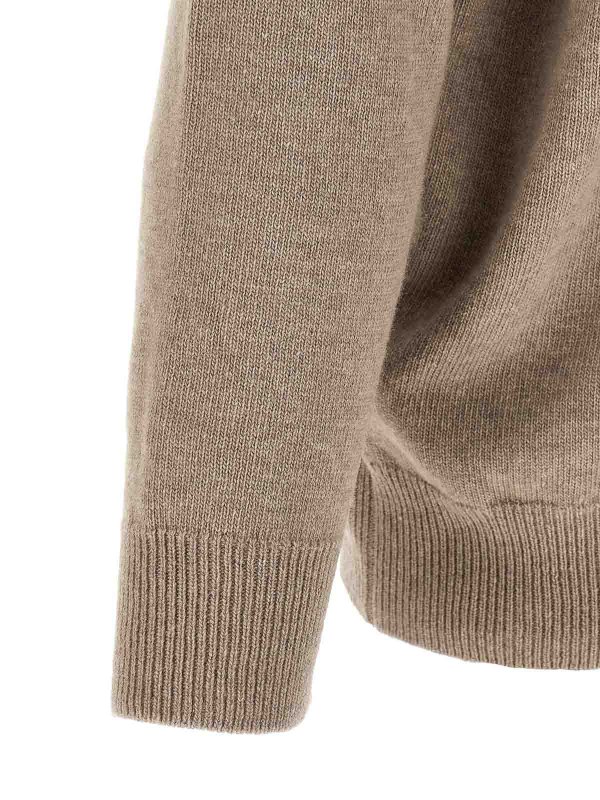クルーネック - ベージュ shop online: JIL SANDER