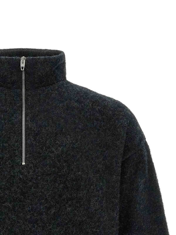 The Best Shops JIL SANDER: Felpe e maglie - Felpa con mezza zip