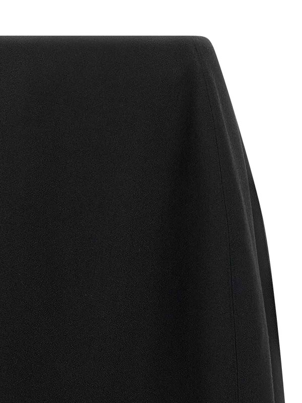 The Best Shops JIL SANDER: ニーレングススカート＆ミディ丈 - 膝丈/ミディスカート - 黒
