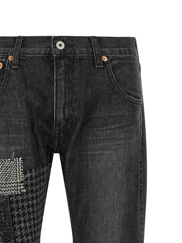 The Best Shops JUNYA WATANABE: jeans a zampa - Jeans patchwork
