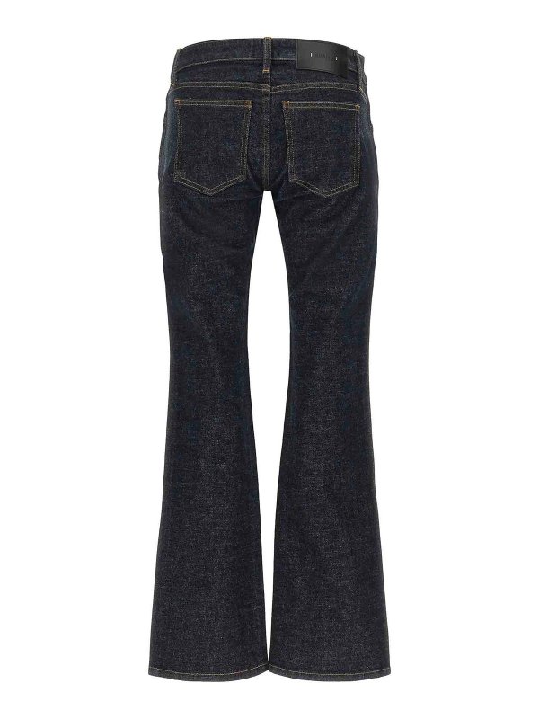 KHAITE: jeans a zampa online - Jeans