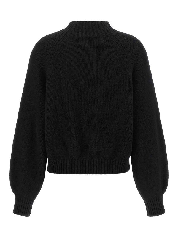 KHAITE: Pull col rond online - Pull Col Rond - Noir