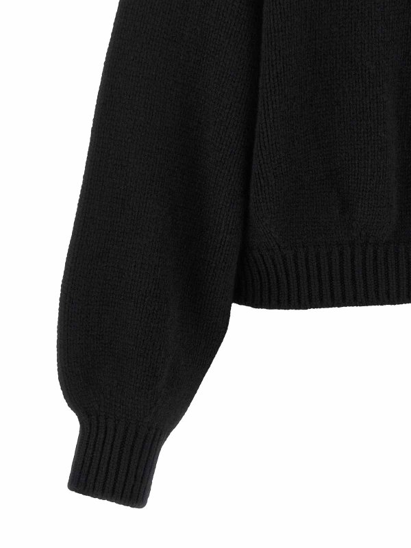 Pull Col Rond - Noir shop online: KHAITE