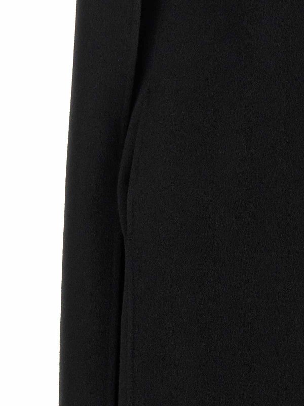 膝丈ドレス - 黒 shop online: KHAITE