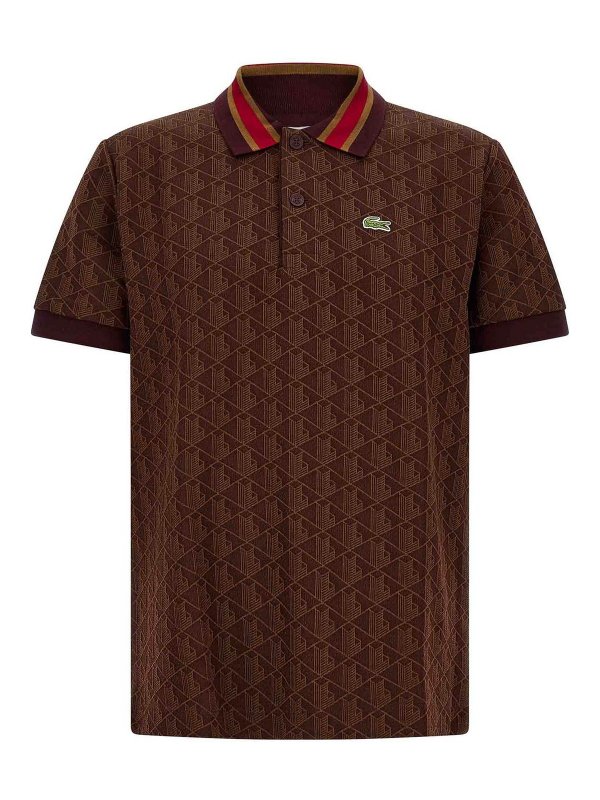 LACOSTE: Polos  - Polo - Marron