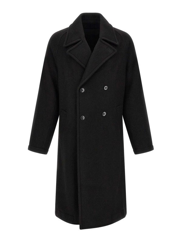 LEMAIRE: trench coats - Double-Breasted Coat