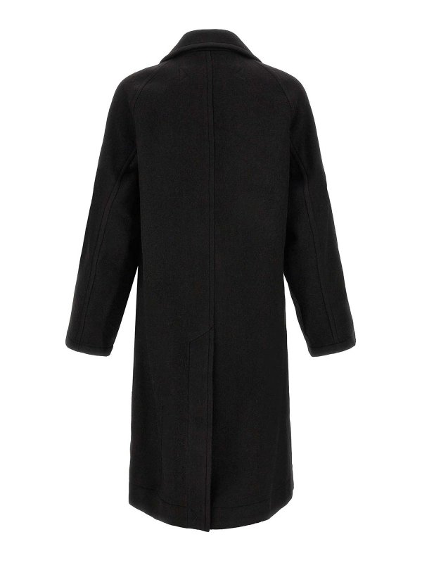 LEMAIRE: trench coats online - Double-Breasted Coat