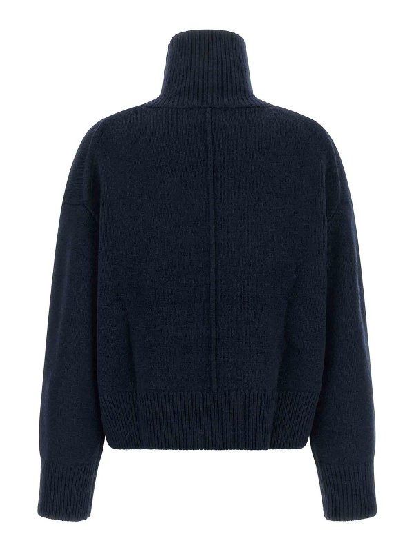 LOULOU STUDIO: Rollkragenpullover  und Polo-Ausschnitt online - Rollkragenpullover - Blau