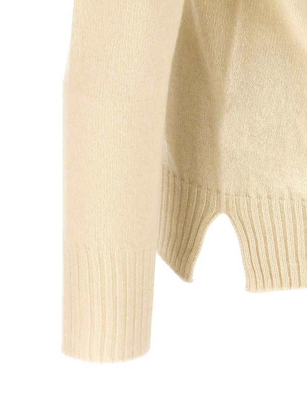 Pull Col Roulé - Blanc shop online: MA