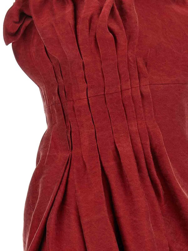 ショートドレス - 赤 shop online: MAGDA BUTRYM