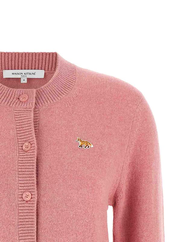 The Best Shops MAISON KITSUNÉ: カーディガン - カーディガン - ピンク