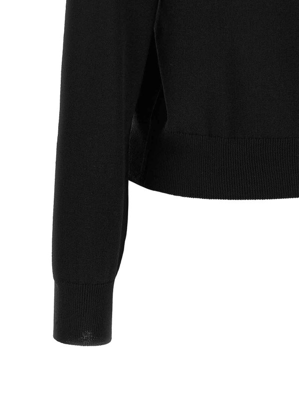 クルーネック - 黒 shop online: MAISON KITSUNÉ