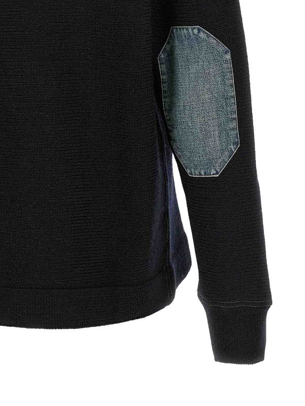 Denim Patch Sweater shop online: Maison Margiela