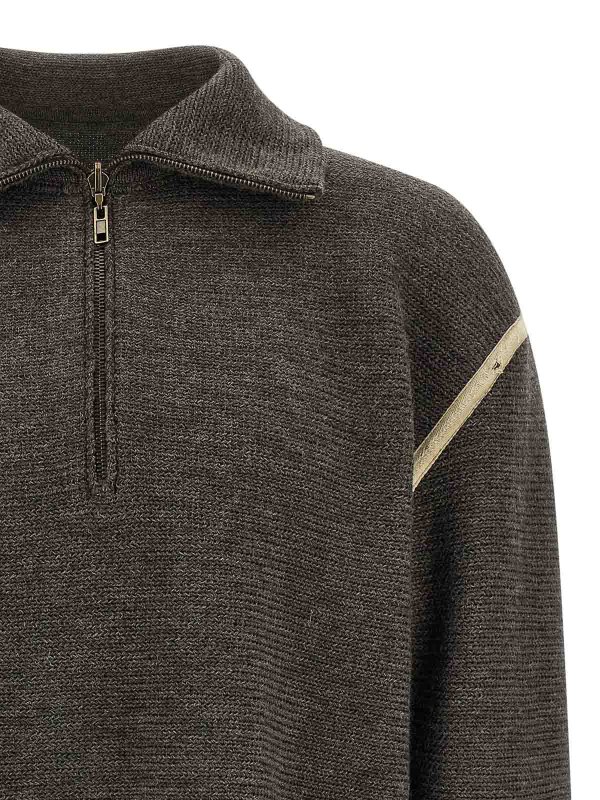 Rundhalspullover - Grau shop online: Maison Margiela