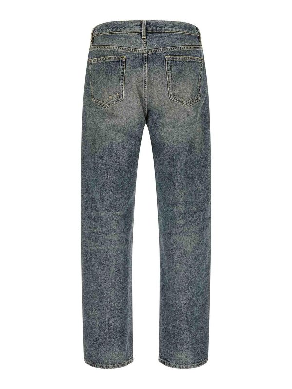 Maison Margiela: jeans dritti, a sigaretta online - Jeans strappati