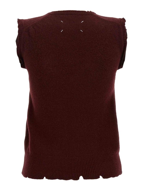 Maison Margiela: Chalecos online - Chaleco - Burdeos