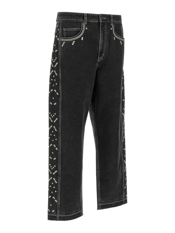 The Best Shops ISABEL MARANT: Jeans Rectos - Vaqueros Rectos - Negro