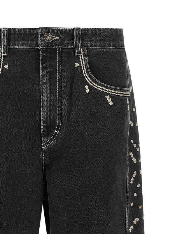 Vaqueros Rectos - Negro shop online: ISABEL MARANT