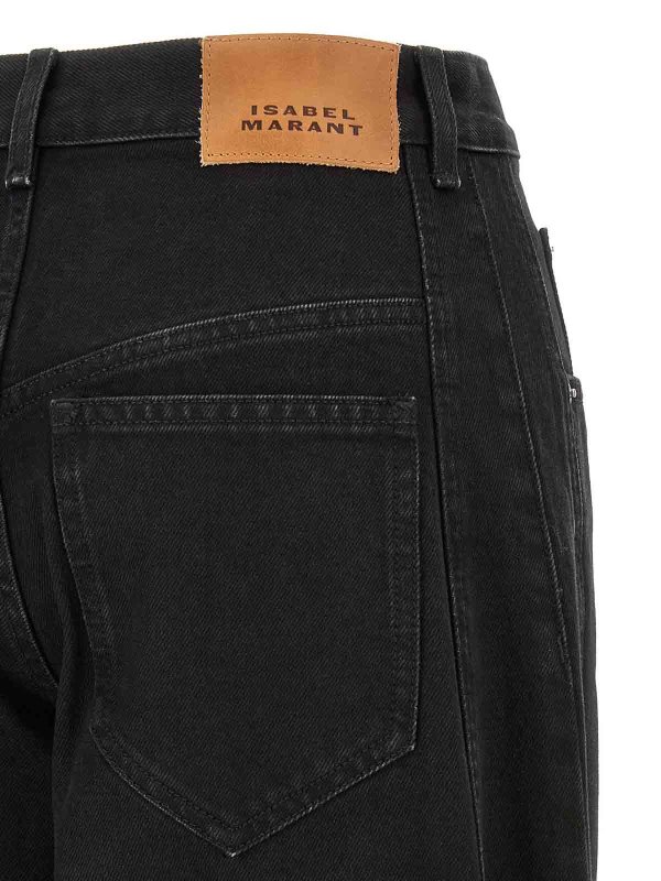 Vaqueros Rectos - Negro shop online: Isabel Marant Etoile
