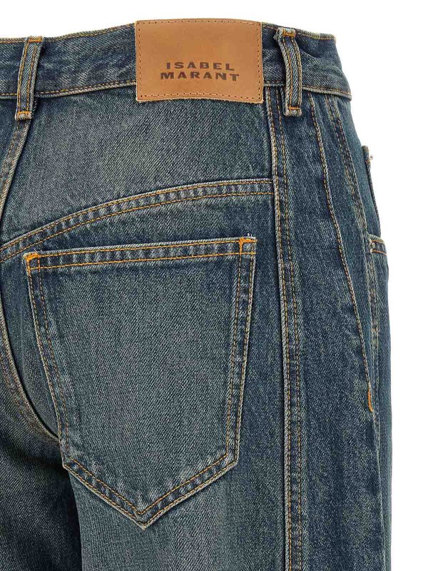 Vaqueros Rectos - Azul shop online: Isabel Marant Etoile