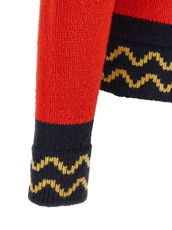 クルーネック - 赤 shop online: Marni