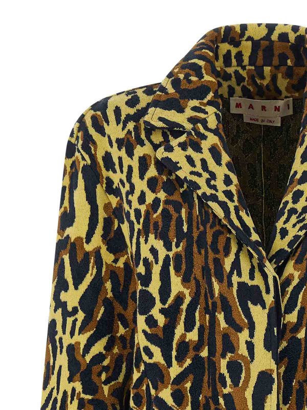 The Best Shops Marni: Abrigos semilargos - Abrigo Midi - Multicolor