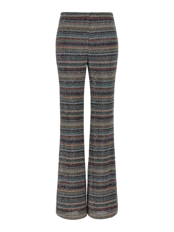 MISSONI: カジュアルトラウザー - カジュアルパンツ - マルチカラー