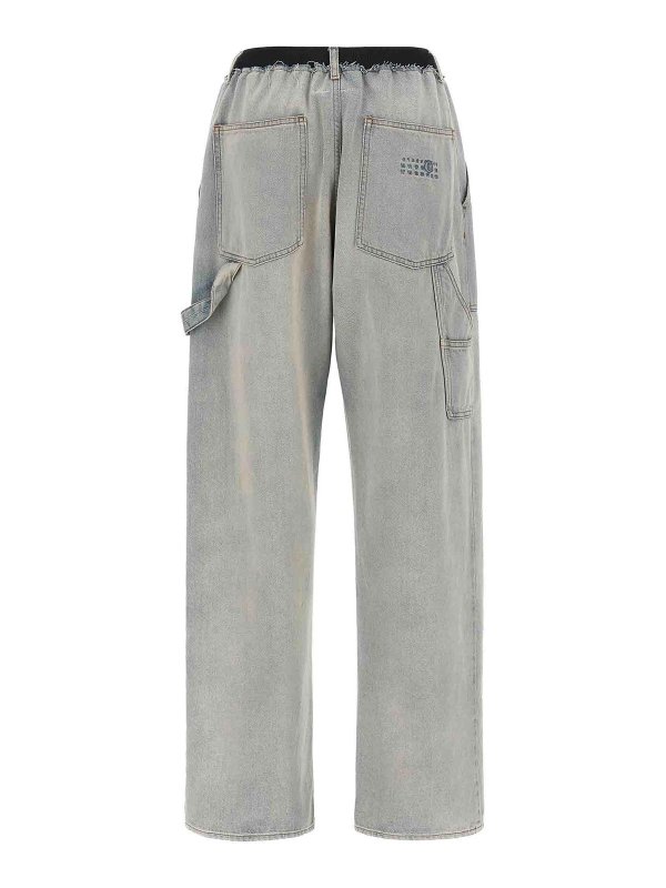 MM6 MAISON MARGIELA: ストレートジーンズ online - ストレートジーンズ - ライトブルー