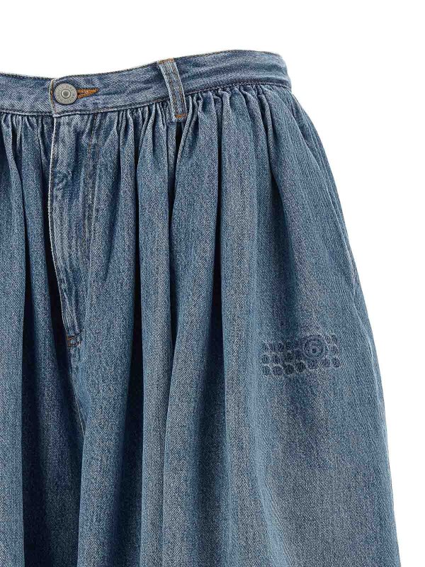 The Best Shops MM6 MAISON MARGIELA: トラウザーショーツ - ショートパンツ - ブルー