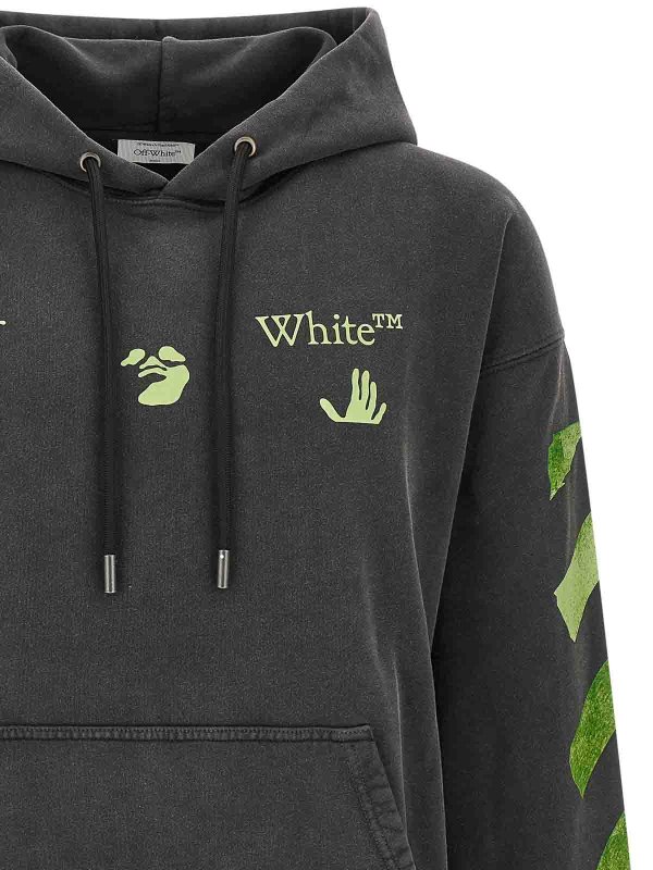 The Best Shops OFF-WHITE: スウェット＆セーター - スウェットシャツ/セーター - グレー