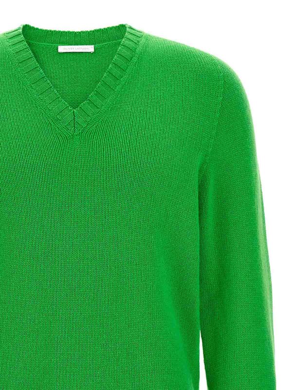 The Best Shops OLIVER LATTUGHI: クルーネック - クルーネック - 緑