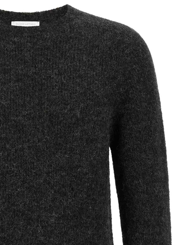 The Best Shops OLIVER LATTUGHI: クルーネック - クルーネック - グレー