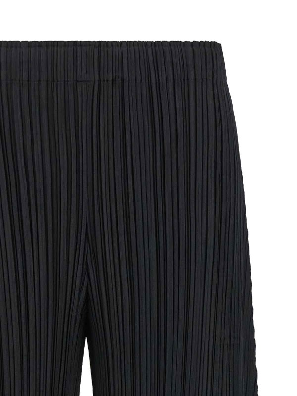The Best Shops PLEATS PLEASE ISSEY MIYAKE: テーラードトラウザー - テーラードパンツ - 黒