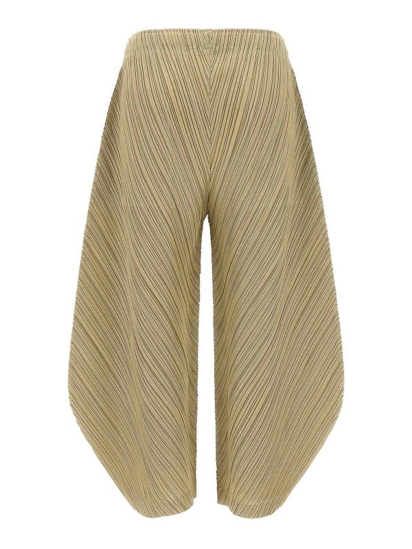 PLEATS PLEASE ISSEY MIYAKE: テーラードトラウザー online - テーラードパンツ - ベージュ