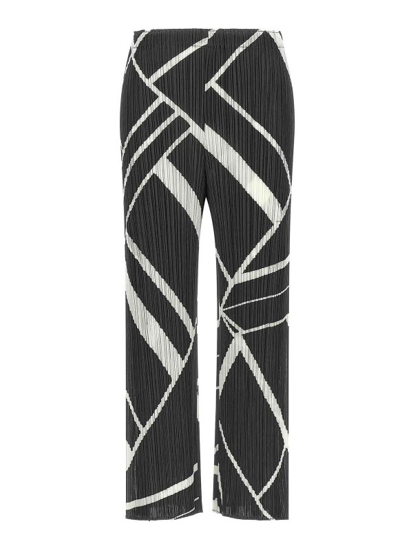 PLEATS PLEASE ISSEY MIYAKE: テーラードトラウザー - テーラードパンツ - グレー