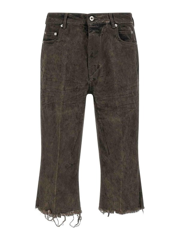 RICK OWENS: トラウザーショーツ - ショートパンツ - グレー
