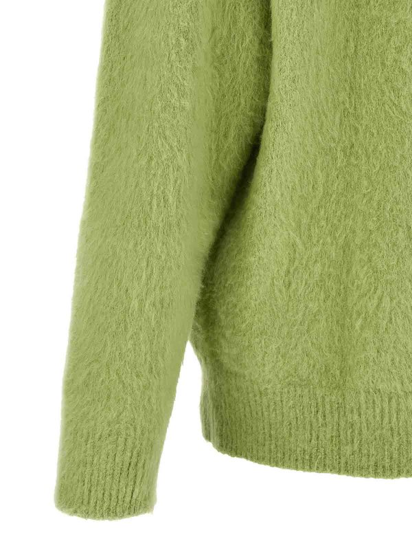 Pull Col Rond - Vert shop online: ROBERTO COLLINA