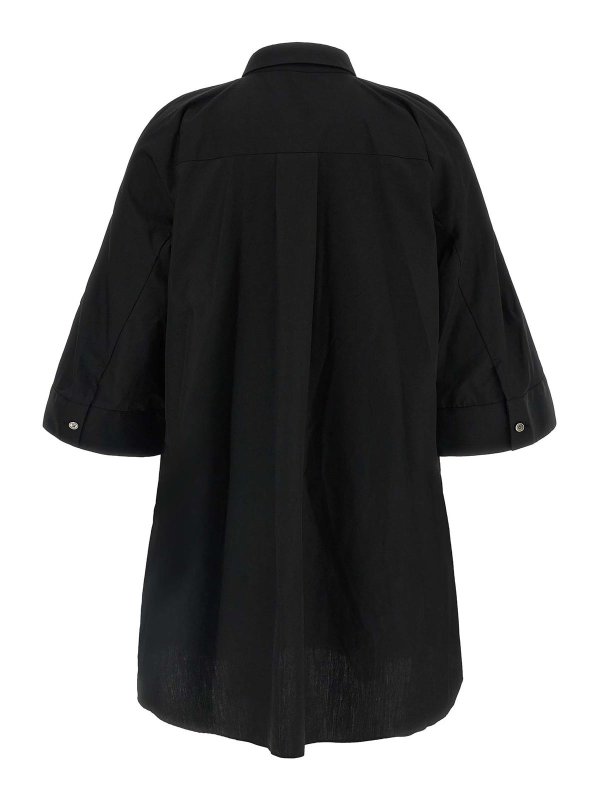 Sacai: ニーレングスドレス online - 膝丈ドレス - 黒