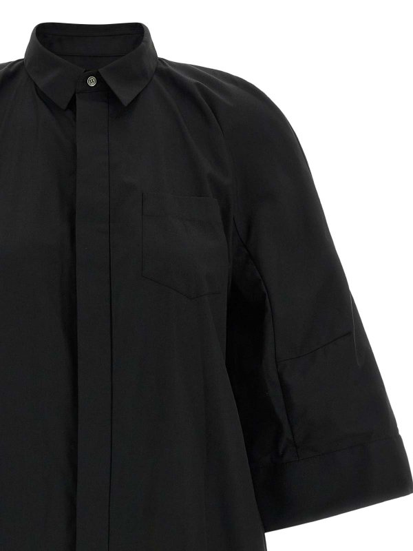 The Best Shops Sacai: ニーレングスドレス - 膝丈ドレス - 黒